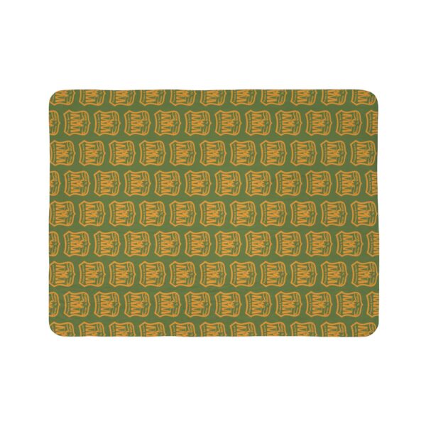 Fleece Sherpa Blanket Orange Glow - Image 6