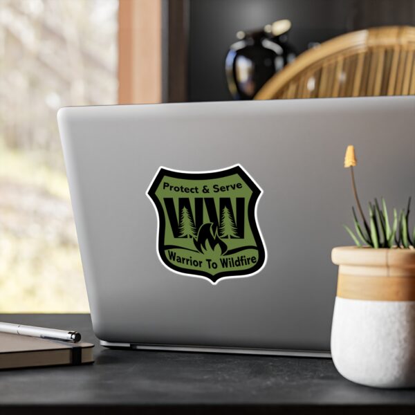 Warrior to Wildfire Vinyl Decal - Protect & Serve Sticker - Image 12