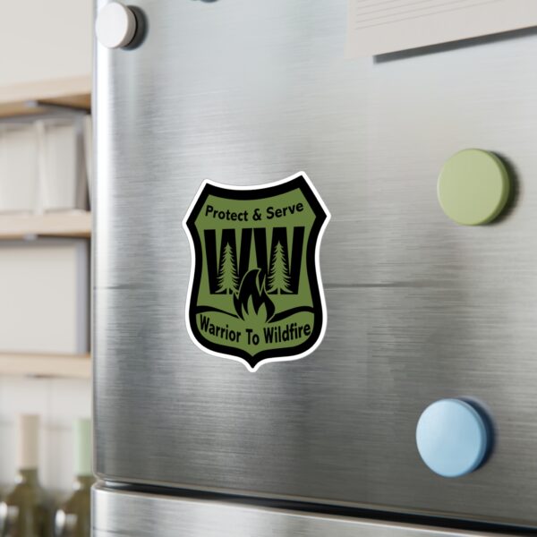 Warrior to Wildfire Vinyl Decal - Protect & Serve Sticker - Image 11