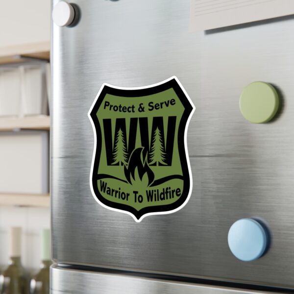 Warrior to Wildfire Vinyl Decal - Protect & Serve Sticker - Image 15