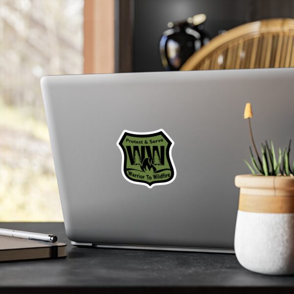 Warrior to Wildfire Vinyl Decal - Protect & Serve Sticker - Image 8