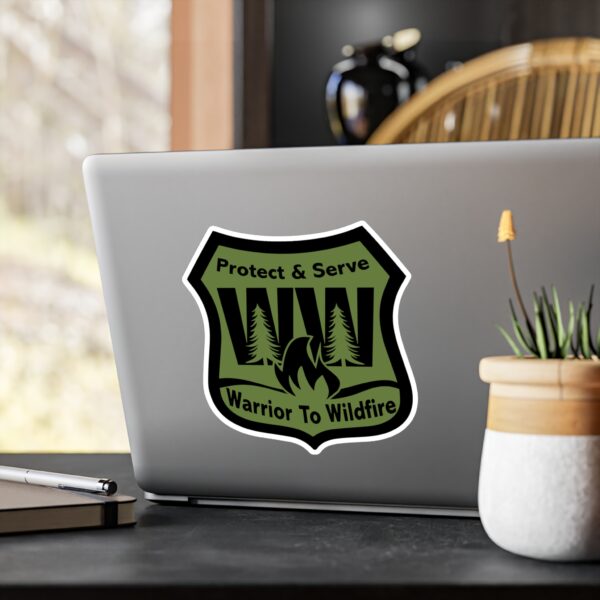Warrior to Wildfire Vinyl Decal - Protect & Serve Sticker - Image 16