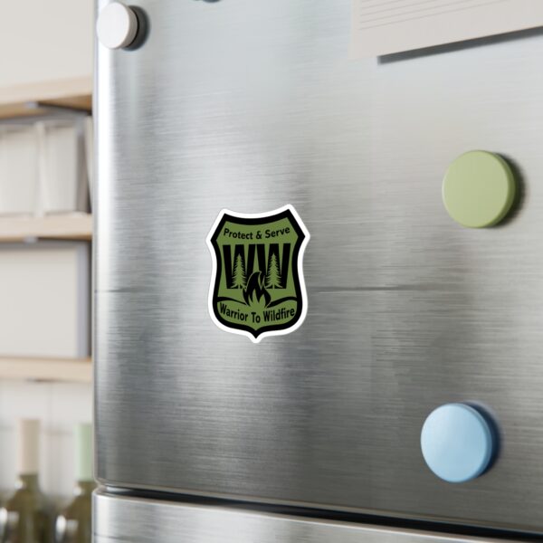 Warrior to Wildfire Vinyl Decal - Protect & Serve Sticker - Image 7