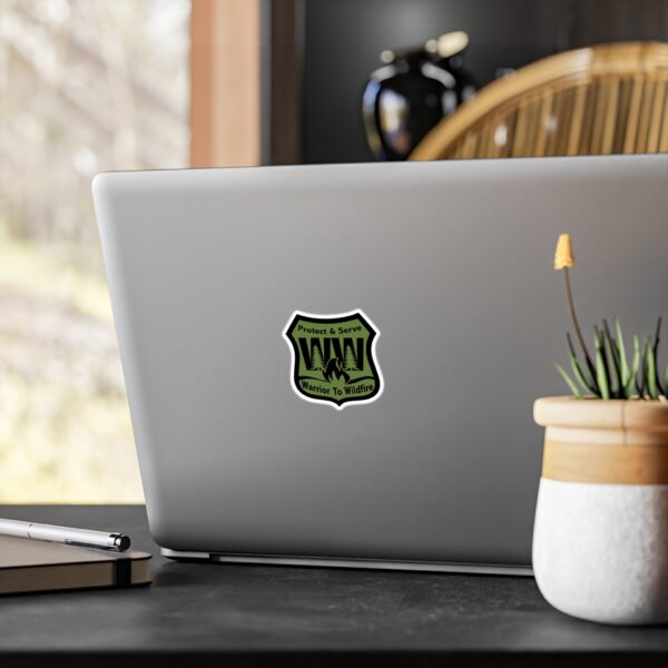 Warrior to Wildfire Vinyl Decal - Protect & Serve Sticker - Image 4