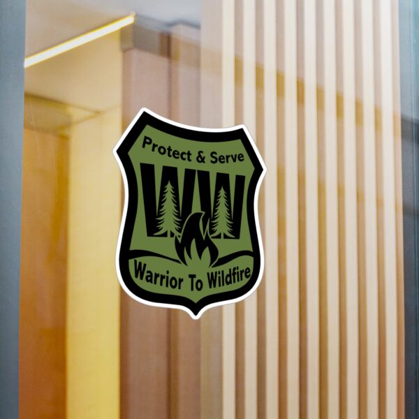 Warrior to Wildfire Vinyl Decal - Protect & Serve Sticker - Image 14
