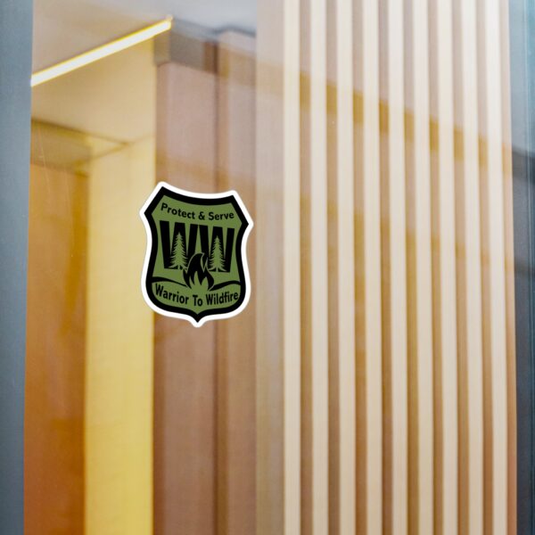 Warrior to Wildfire Vinyl Decal - Protect & Serve Sticker - Image 6