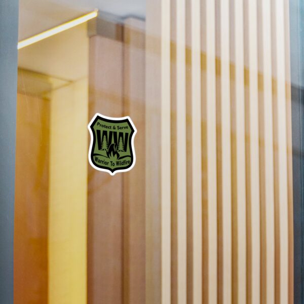 Warrior to Wildfire Vinyl Decal - Protect & Serve Sticker - Image 2